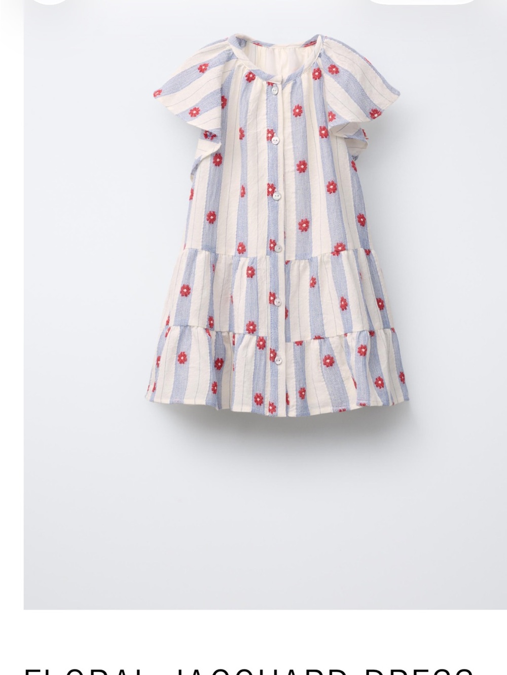 Floral Jaquard Dress